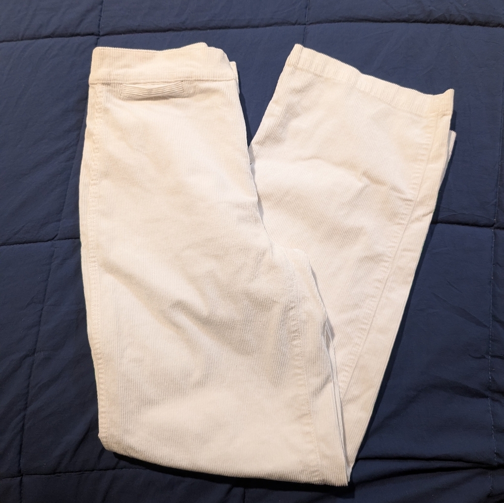Madewell Pants Womens Wide Leg Corduroy Cream Classic W25xL39